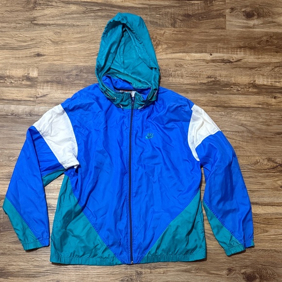 Nike Blue Vintage Golf Windbreaker